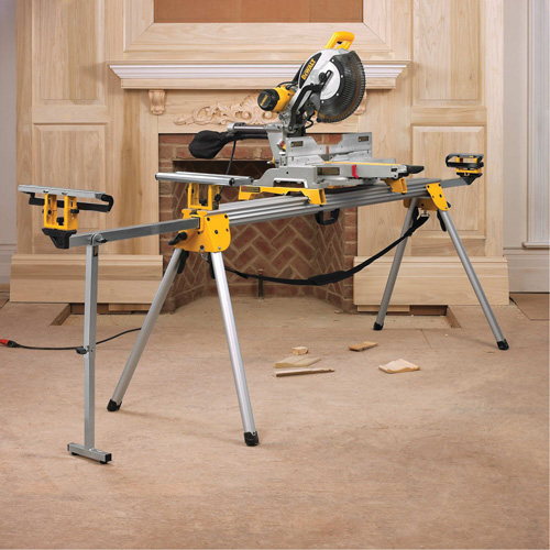 Double Bevel Sliding Compound Mitre Saw with Stand OCP Construction Supplies