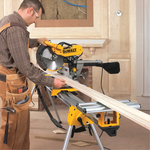 Double Bevel Sliding Compound Mitre Saw with Stand OCP Construction Supplies