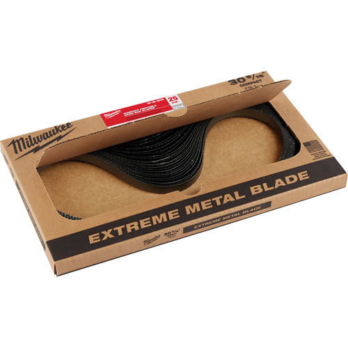 Extreme Metal Band Saw Blades, High Speed Steel, 30-9/16" L x 1/2" W x 0.02" Thick, 12/14 TPI OCP Construction Supplies
