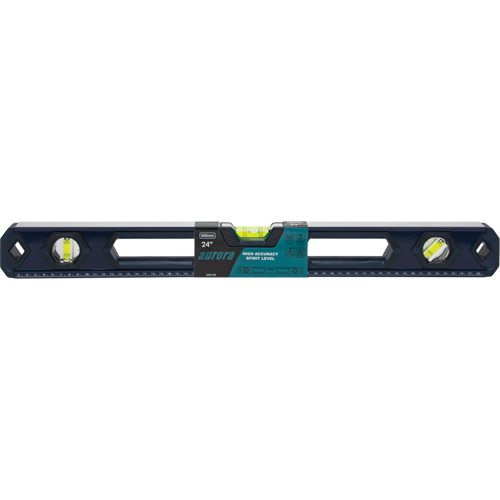 High-Accuracy Level, Box, 2' L, Aluminum, 3, Non-Magnetic OCP Construction Supplies