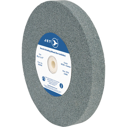 GC810C Bench Grinding Wheel, 8" x 1", 1" Arbor, Silicon Carbide OCP Construction Supplies