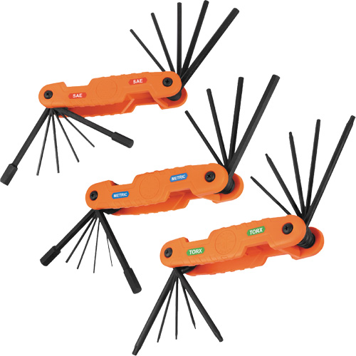 Pro Folding Hex Key Set, 31 Pcs., Metric & Imperial/Torx&reg; OCP Construction Supplies
