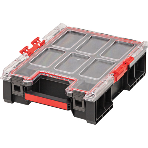 Organisateur moyen haut avec cloisons en mousse &agrave; plusieurs couches Arx, 10-2/5" x 14-3/10" x 4-1/5", Noir OCP Construction Supplies