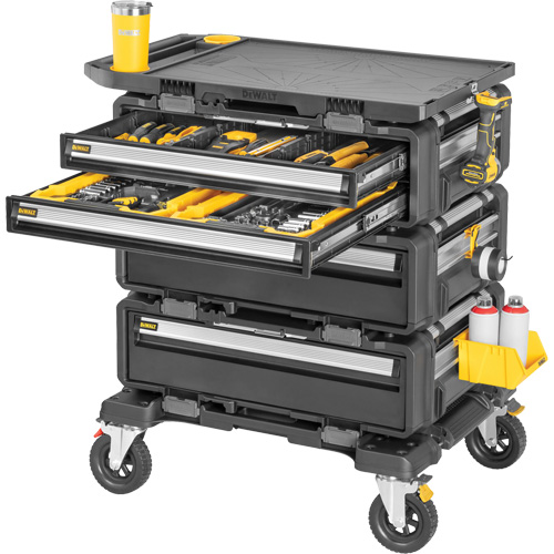 Poste de travail modulaire 5-en-1 TOUGHSYSTEM 2.0 DXL, 34" x 25-4/5" x 39", Noir/Jaune OCP Construction Supplies