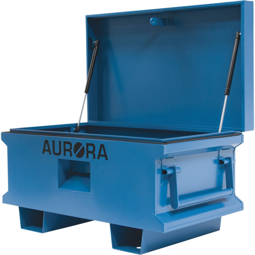 Jobsite Tool Box, 33" x 20-3/10" x 18-3/10", Steel, Blue OCP Construction Supplies