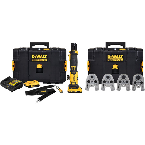 Ensemble d'outils pour outil de presse compacte avec m&acirc;choires CTS, 1/2" - 1-1/4", Motoris&eacute; OCP Construction Supplies