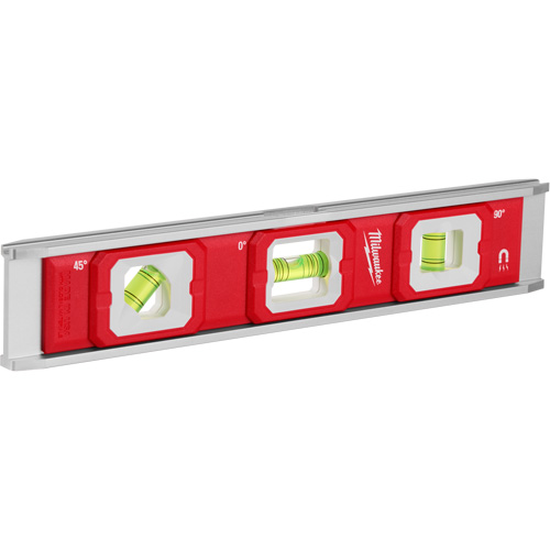 Niveau torpille, 10" lo, Aluminium, 3 fioles, Magn&eacute;tique OCP Construction Supplies