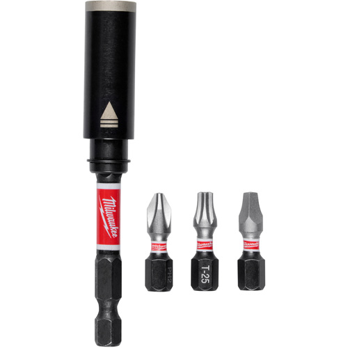 SHOCKWAVE Impact Duty 3in. Screw-Holding Bit Holder & Insert Bit Set  OCP Construction Supplies