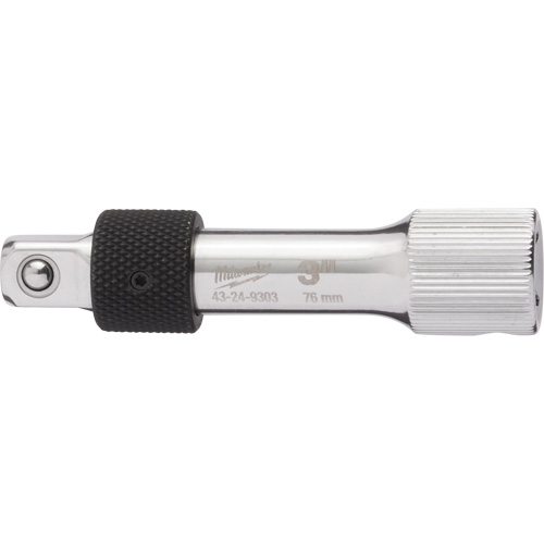 Locking Extension Socket, 3/8" Drive, 3" L OCP Construction Supplies