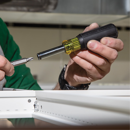 11-in-1 Magnetic Screwdriver / Nut Driver, Cushion Grip Handle OCP Construction Supplies