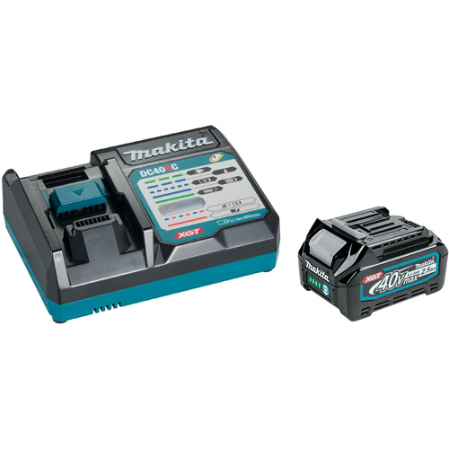 40Vmax XGT 2.5Ah Battery & Fast Charger Starter Kit, 40 V, Lithium-Ion OCP Construction Supplies