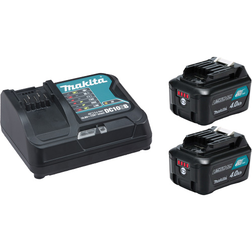 CXT Rapid Charger Starter Kit with (2) 4 Ah Batteries, 12 V, Lithium-Ion OCP Construction Supplies