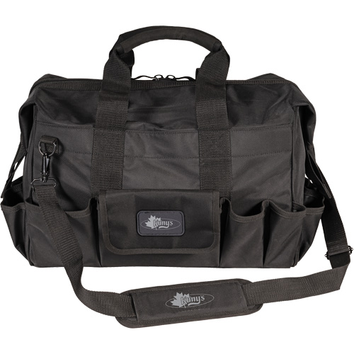 Phantom Collection 18" Contractor's Tool Bag, Ballistic Polyester, 25 Pockets, Black OCP Construction Supplies