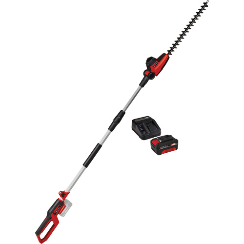 Cordless Pole Hedge Trimmer with 4Ah Battery & Charger Starter Kit, 18", 18 V, Battery Powered OCP Construction Supplies