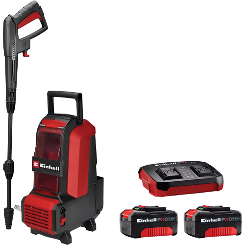 Cordless High Pressure Cleaner with 4Ah PXC Battery & Charger Starter Kit, Battery Powered, 1522 PSI, 1.23 GPM OCP Construction Supplies