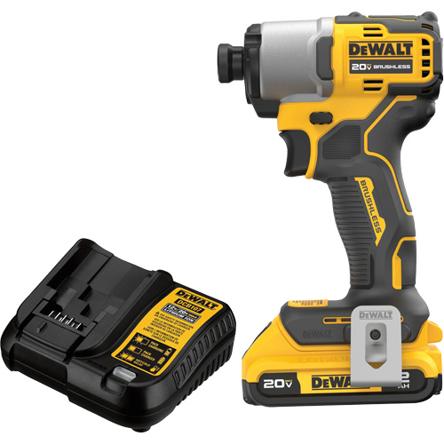 Ensemble de tournevis &agrave; chocs sans fil et sans balai, 1/4", 1700 lb-po Couple max., 20 V, Lithium-ion OCP Construction Supplies