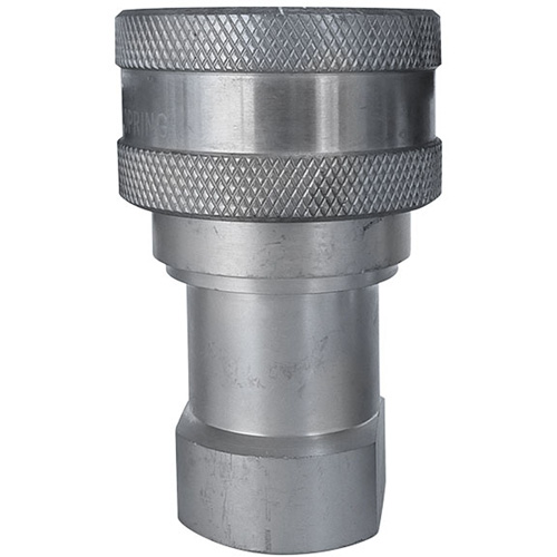 Hydraulic Quick Coupler - Stainless Steel Manual Coupler, Brass/Stainless Steel OCP Construction Supplies