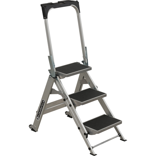 Tilt & Roll Step Stool Ladder, 3 Steps, 34" x 22" x 50.75" High OCP Construction Supplies