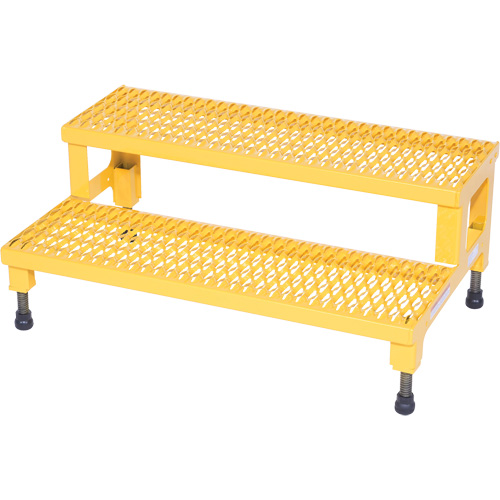 Plate-forme ajustable Step-Mate, 2 marche(s), 36-3/16" la x 22-7/8" lo x 15-1/4" h, Capacit&eacute; 500 lb OCP Construction Supplies