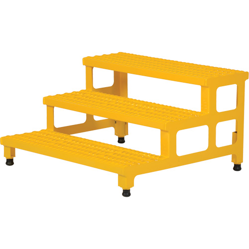 Adjustable Step-Mate Stand, 3 Step(s), 36-3/16" W x 33-7/8" L x 22-1/4" H, 500 lbs. Capacity OCP Construction Supplies