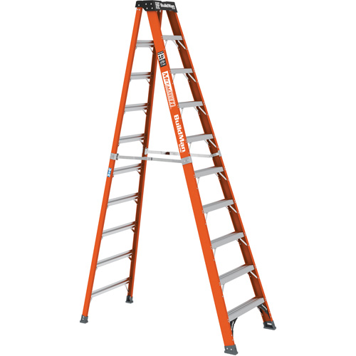 Step Ladder, 10', Fibreglass, 375 lbs. Capacity, Type 1AA OCP Construction Supplies