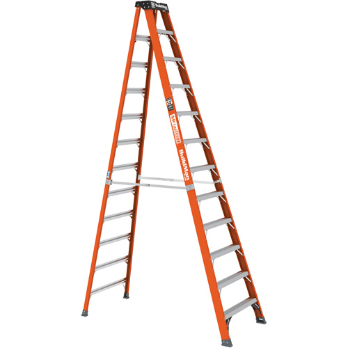 Step Ladder, 12', Fibreglass, 375 lbs. Capacity, Type 1AA OCP Construction Supplies