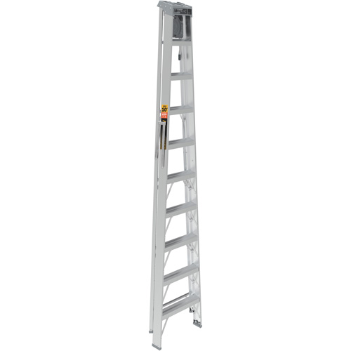 Step Ladder with Paint Tray, 10', Aluminum, 225 lbs. Capacity, Type 2 OCP Construction Supplies