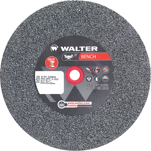 Bench Grinding Wheels, 8" x 7/8", 1" Arbor, 1 OCP Construction Supplies