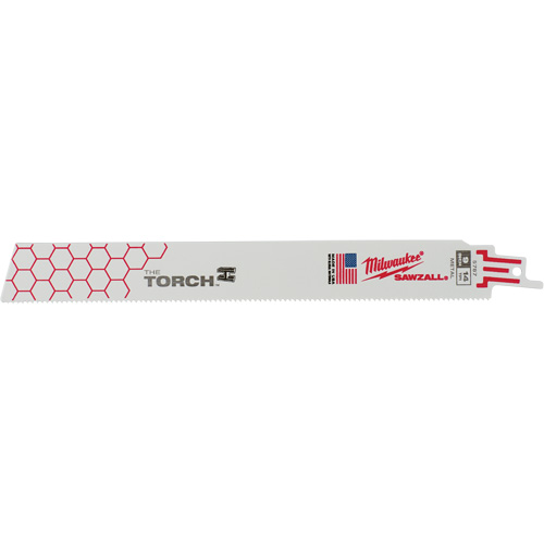 The Torch Sawzall&reg; Blade, Bi-Metal, 14 TPI, 9" L x 1" W OCP Construction Supplies