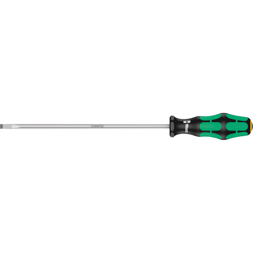 Slotted Screwdriver, 1/4" Tip, Round, 12" L, Plastic Handle OCP Construction Supplies