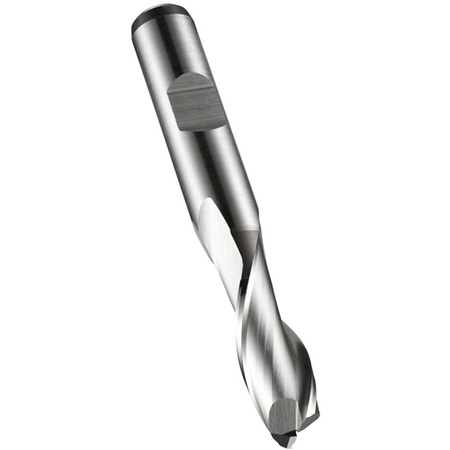 Square End Slot Drill, 1/4" Dia., 66 mm L, 10 mm Shank, High Speed Cobalt OCP Construction Supplies