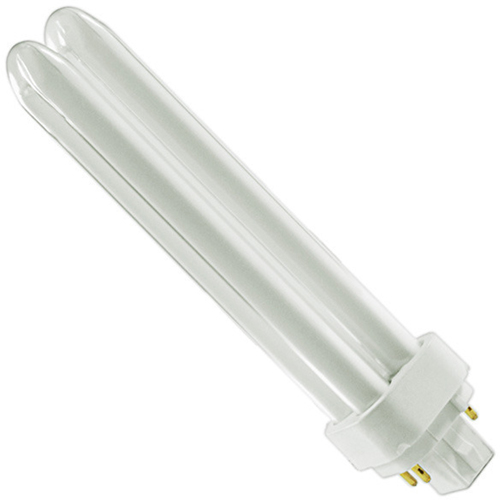 Ampoules fluorescentes compactes, T4, 26 W, 3500 K, Base G24Q-3, 12 000 h OCP Construction Supplies