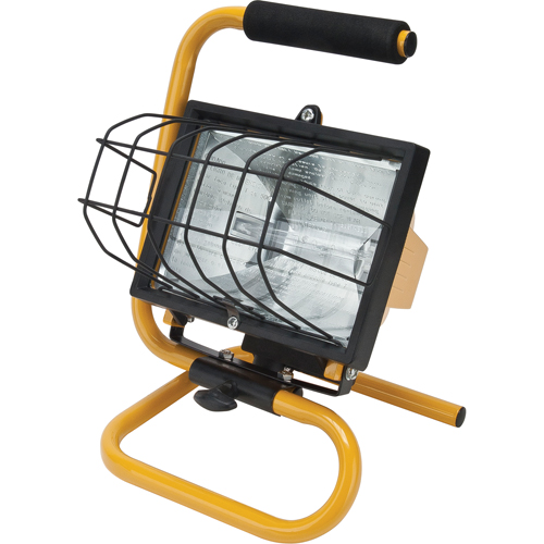 Projecteur portatif, Halog&egrave;ne, 500 W, 8000 lumens, Boîtier en Acier OCP Construction Supplies