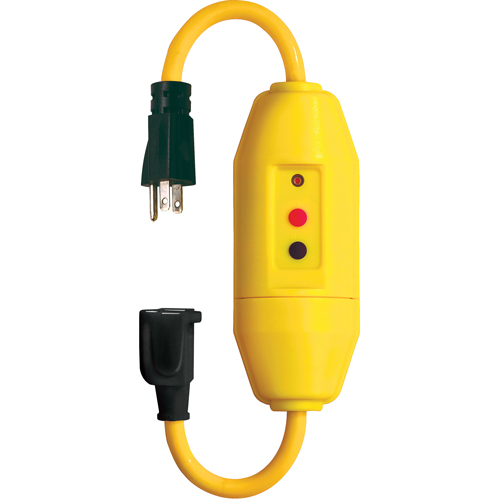Jeux de cordons avec disjoncteur de fuite &agrave; la terre en ligne , 120 V, 15 A, Cordon de  OCP Construction Supplies