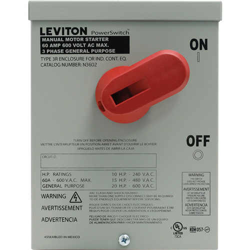 Manual Motor Controller OCP Construction Supplies