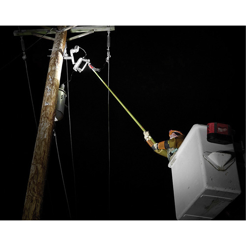 Lampe USB polyvalente REDLITHIUM pour perche isolante, DEL, Piles Rechargeable, Aluminium OCP Construction Supplies