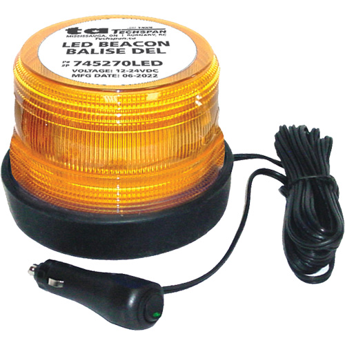 Lampe d'avertissement Junior &agrave; profil bas, Stroboscope, Ambr&eacute;e OCP Construction Supplies