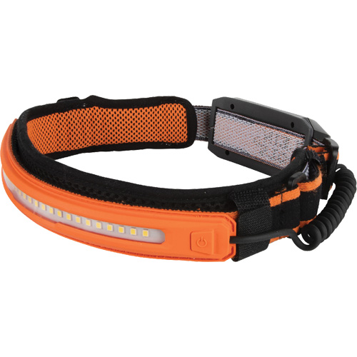 Widebeam Headlamp with Strap, LED, 575 Lumens, 4 Hrs. Run Time, Rechargeable Batteries OCP Construction Supplies