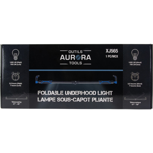 Foldable Underhood Work Light, Hook, Rechargeable, 1400 Lumens OCP Construction Supplies