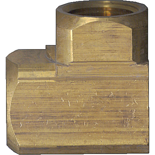 Raccord de tuyau extrud&eacute; en coude 90°, FPT, Laiton, 1/8" OCP Construction Supplies