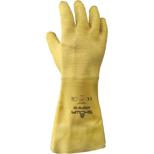 67NFW General Purpose Gloves, 10/Large, Rubber Latex Coating, Cotton Shell OCP Construction Supplies