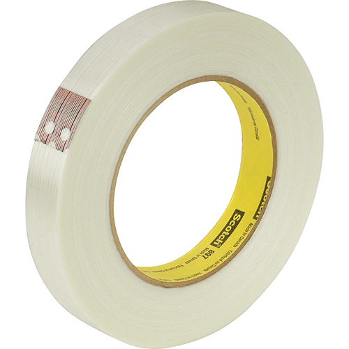 Scotch&reg; 897 Filament Tape, 5 mils Thick, 12 mm (47/100") x 55 m (180')  OCP Construction Supplies