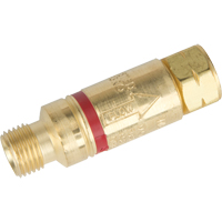 Antiretours pare-flammes - Oxy/gaz combustibles, Gaz combustibles (rouge)/Oxyg&egrave;ne (vert), Style pour chalumeau OCP Construction Supplies