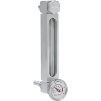Aluminum Liquid Level Gauge, Threaded, 5" L, 205°F (96.11° C) OCP Construction Supplies