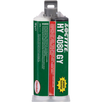 HY 4080 GY Structural Repair Hybrid Adhesive, Two-Part, Dual Cartridge, 50 g, Grey OCP Construction Supplies
