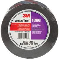 1599B Venture Tape Polypropylene Tape, 3 mils, Silver, 48 mm (2") x 109.7 m (359.9') OCP Construction Supplies