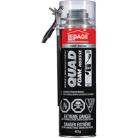 Quad&reg; Foam Window & Door Installation Foam, Aerosol Can, Tan OCP Construction Supplies