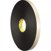 Double-Coated Foam Tape, 66 m (216') L x 12.7 mm (1/2") W, 31 mils, Polyethylene OCP Construction Supplies