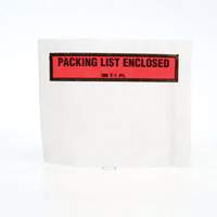 Packing List Envelope, 5-1/2" L x 4-1/2" W, Endloading Style OCP Construction Supplies
