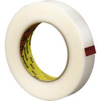 Scotch&reg; Reinforced Strapping Tape, 5.6 mils Thick, 12 mm (1/2") x 330 m (1082')  OCP Construction Supplies
